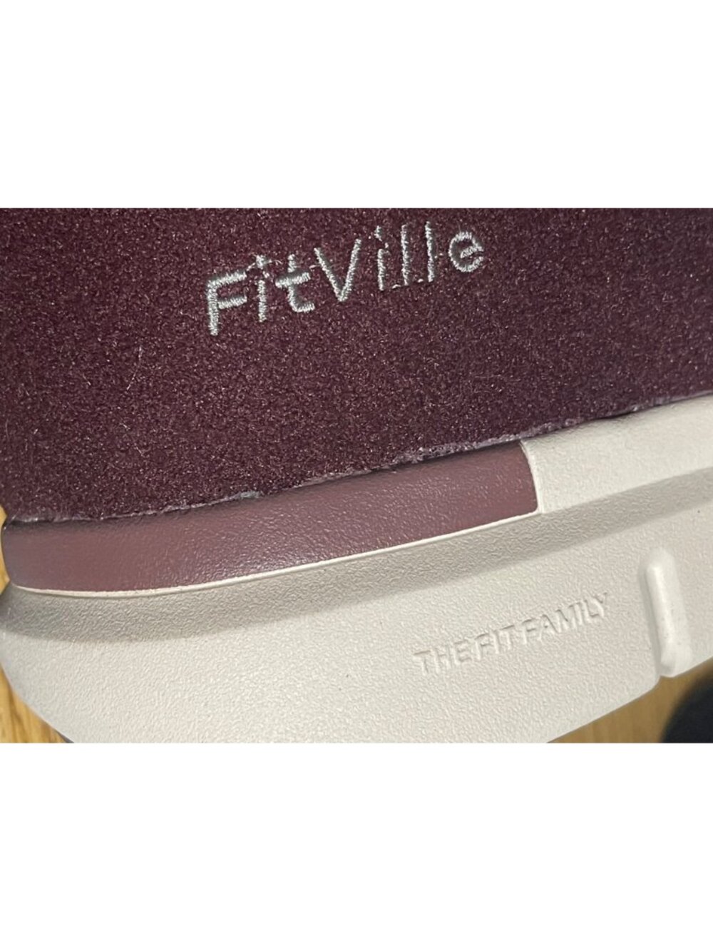FitVille Womens EasyTop Diabetic Winter Boots V3 Burgundy Size 10EW - Picture 8 of 11